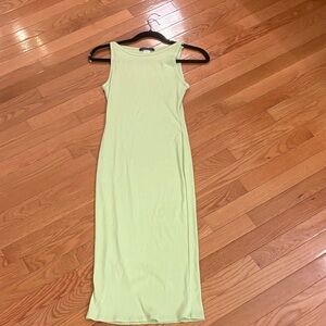 Caution To The Wind Light Green Midi Dress